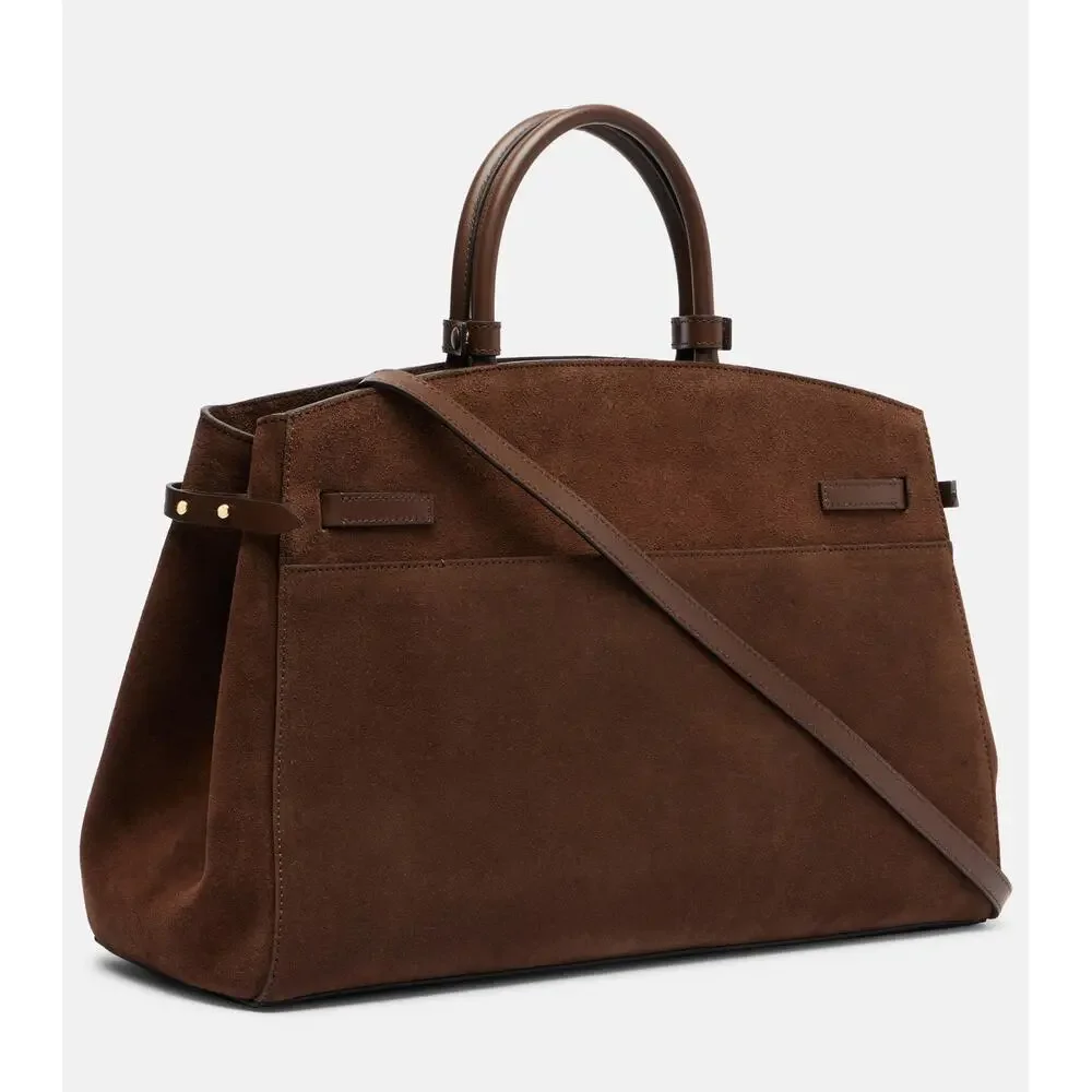 Demellier London NWT The Hudson Mocha Suede Tote Bag